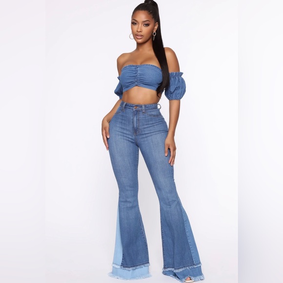Denim - NWT Flare pants